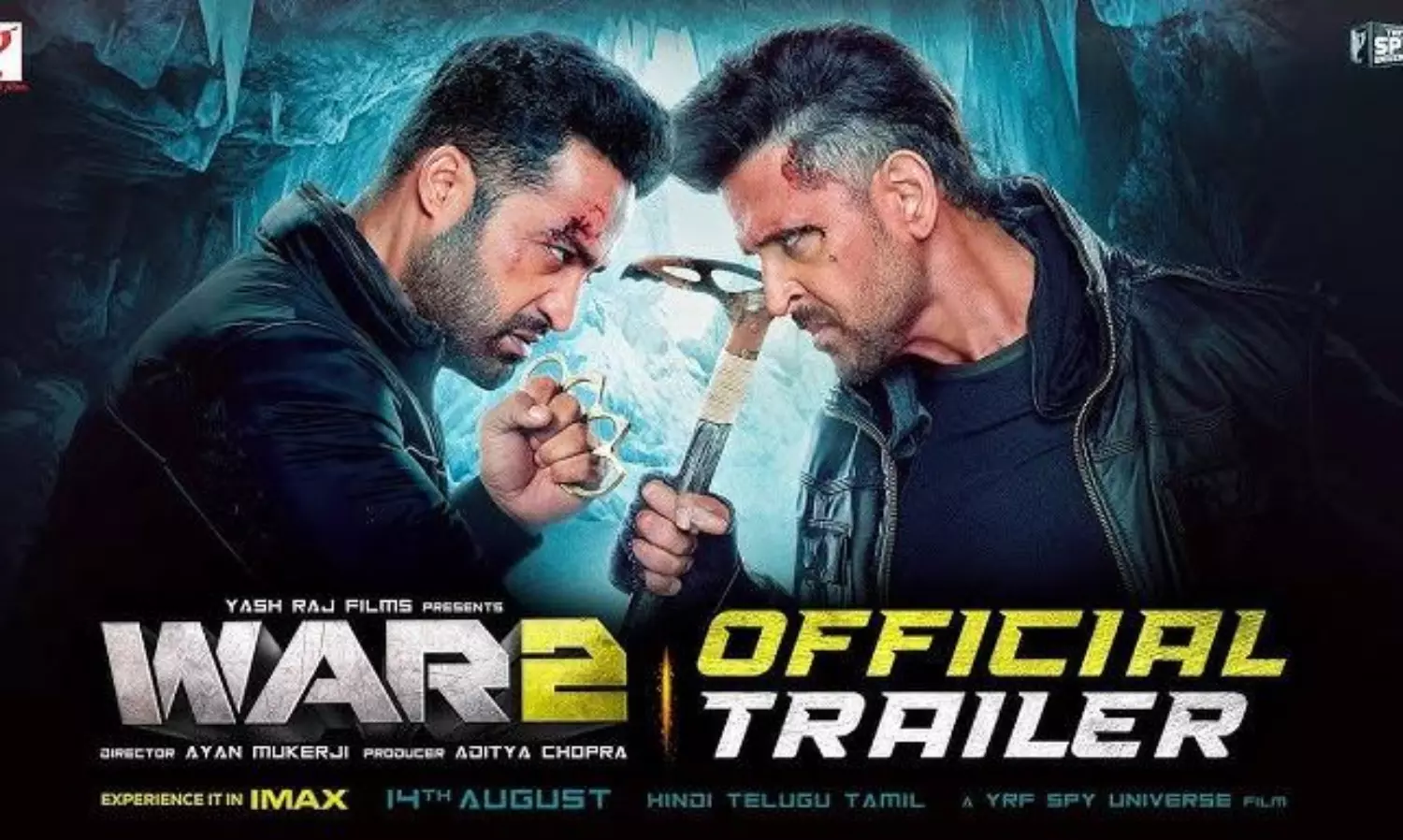 ఎన్టీఆర్ X హృతిక్ రోషన్.. వార్-2 ట్రైలర్ చూశారా?