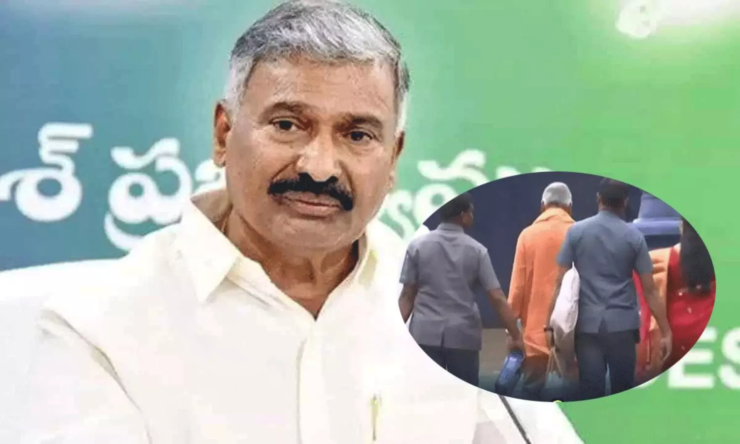 పెద్దిరెడ్డి సేవలో గన్ మ్యాన్.. చిత్తూరు ఎస్పీ ఏం చేశారంటే..