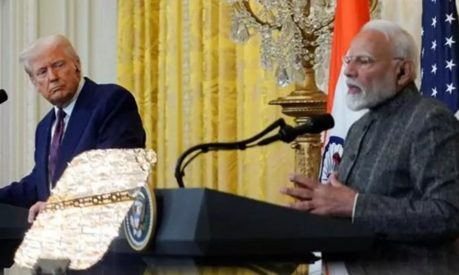 ఇండియా ఎవరికీ తలవంచదు.. ట్రంప్ కు మోడీ సందేశం.. తగ్గేదేలే