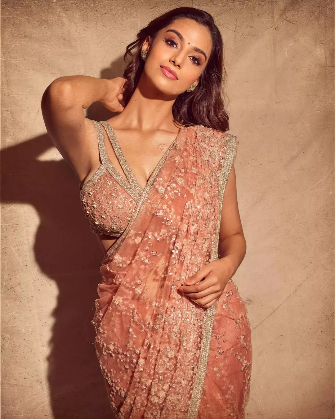 When Meenakshi Chaudhary Slips Into a Saree, Hearts Skip a Beat When Meenakshi Chaudhary Slips Into a Saree, Hearts Skip a Beat