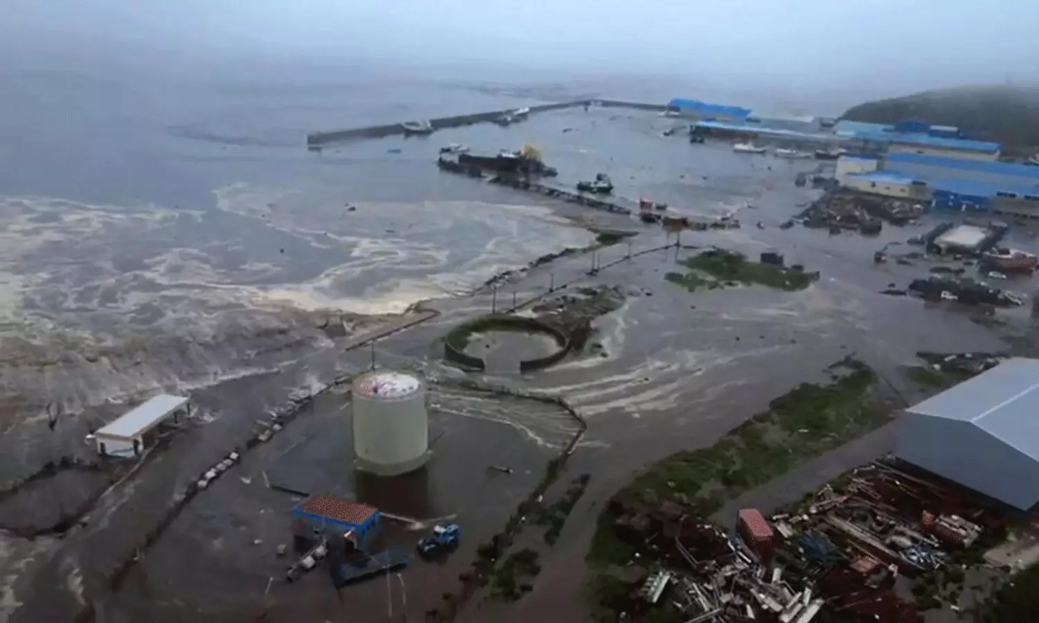 Tsunami Strikes Coastal Regions, Warnings Issued