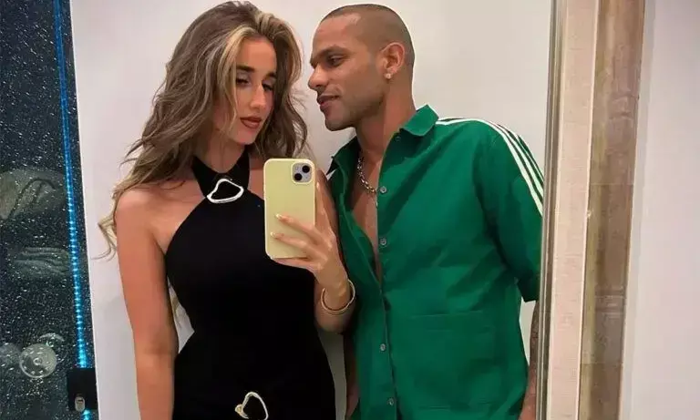 Shikhar Dhawan Makes It Official with Sophie Shine