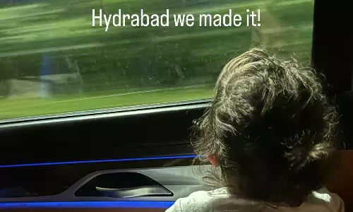 Priyanka Chopra Arrives in Hyderabad for SSMB29 Shoot With Daughter Malti Marie