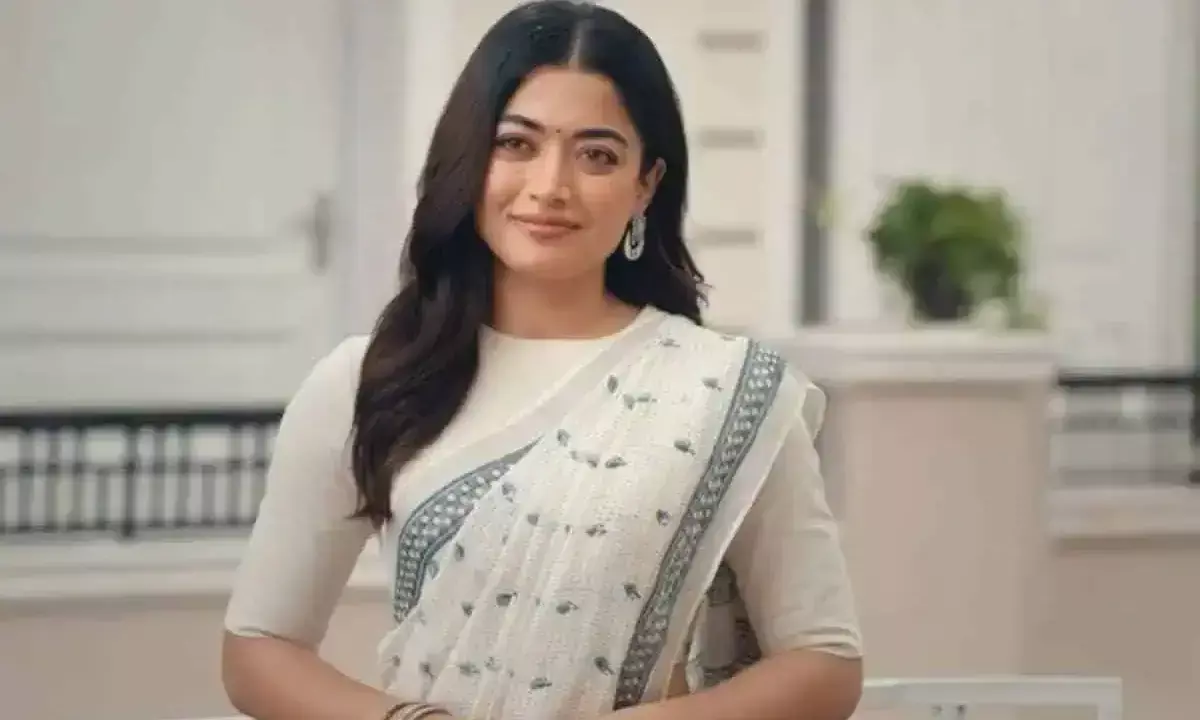 Rashmika Mandanna Stuns as Powerful Politician Look