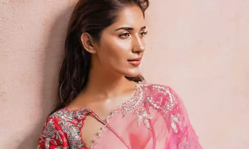 Ruhani Sharma: Blossoming Elegance in Pink