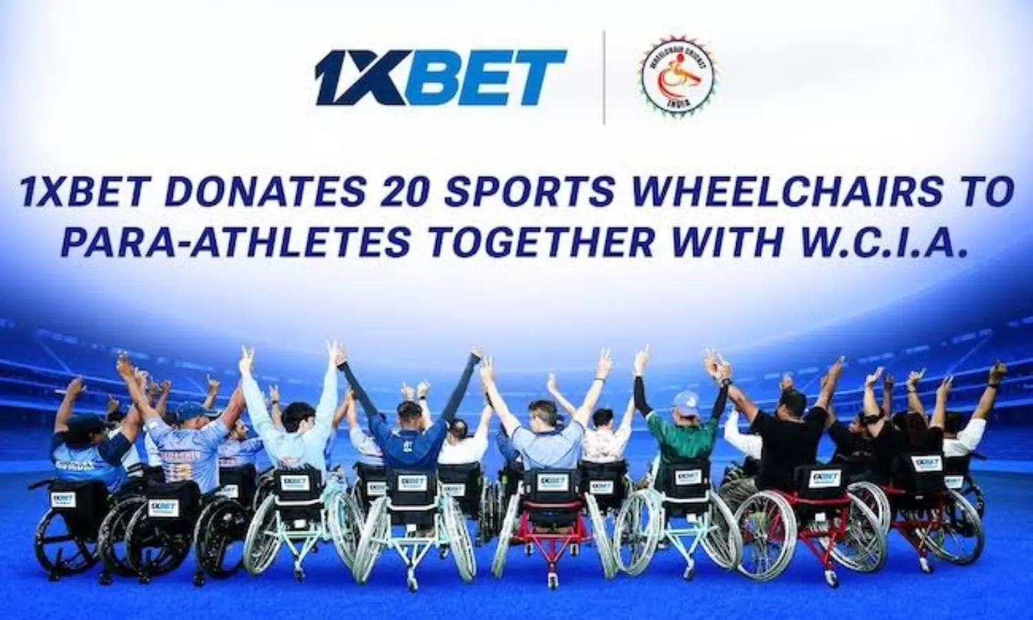 1xBet W.C.I.A తో కలిసి పారా-అథ్లెట్లకు 20 స్పోర్ట్స్ వీల్చైర్లను విరాళంగా ఇస్తోంది 1xBet W.C.I.A తో కలిసి పారా-అథ్లెట్లకు 20 స్పోర్ట్స్ వీల్చైర్లను విరాళంగా ఇస్తోంది