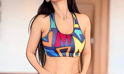 Monami Ghosh Shows Off Her Colorful Fitness Style