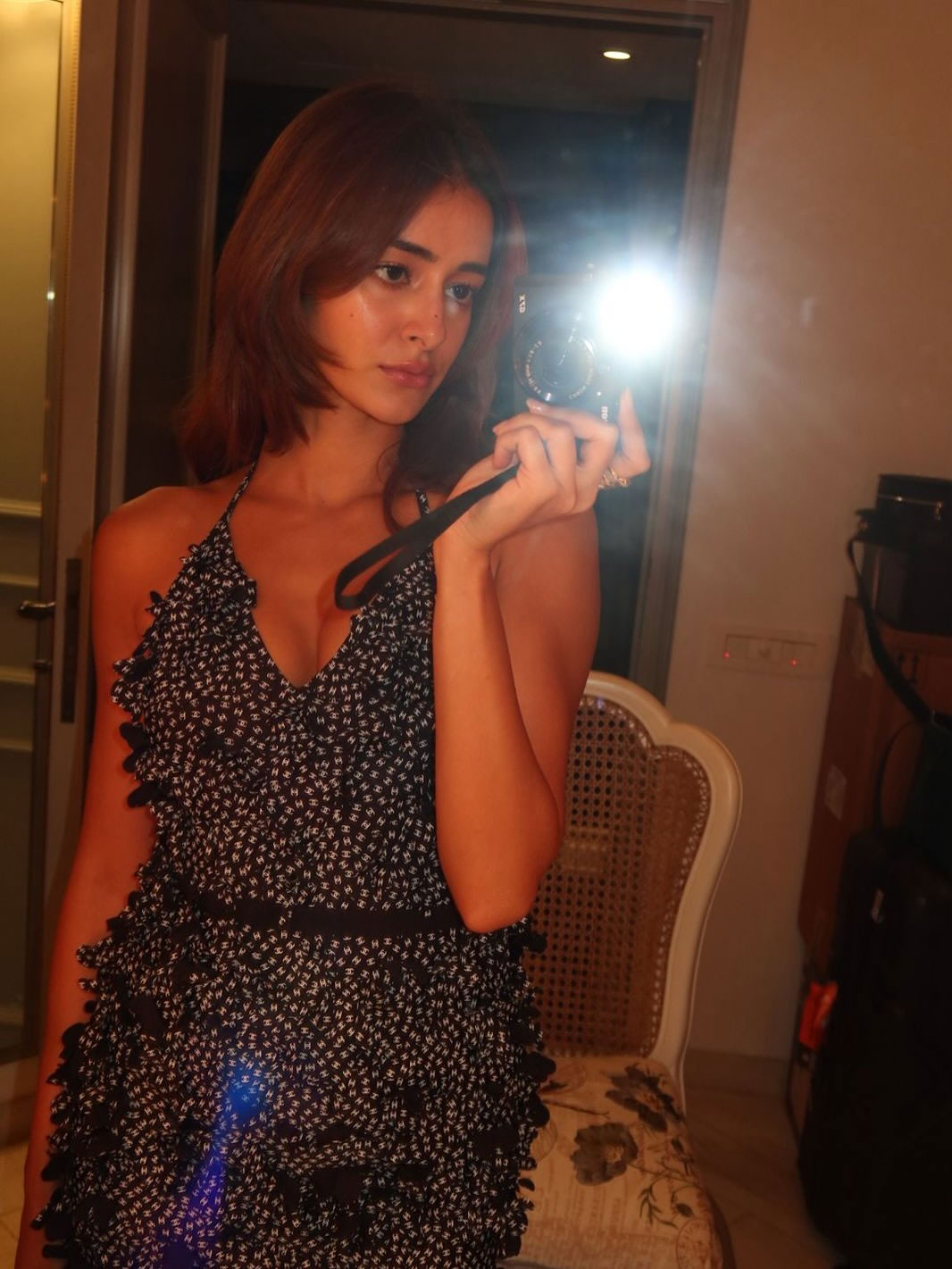 Ananya Pandey Dazzles in Mirror Moment on Instagram