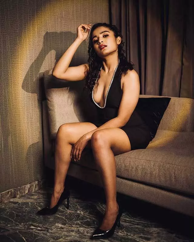 Chaithra J Achar Smolders in Black Bold, Beautiful, and Unapologetic