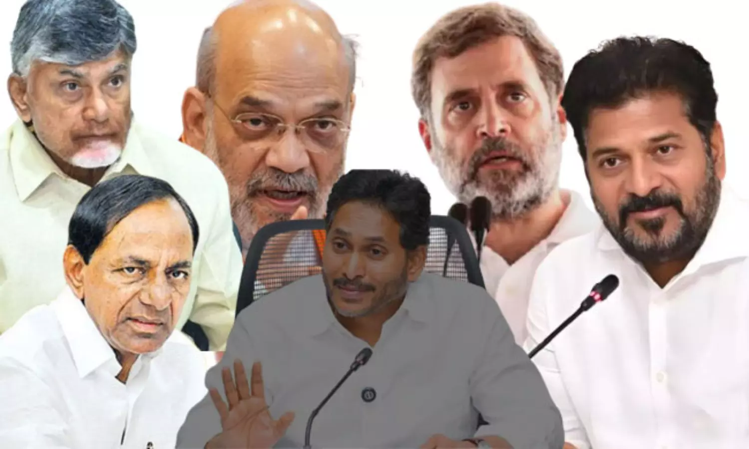 హాట్ లైన్ కాంబినేషన్...జగన్ కేసీఆర్ అమిత్ షా అండ్ బాబు రేవంత్ రాహుల్ !