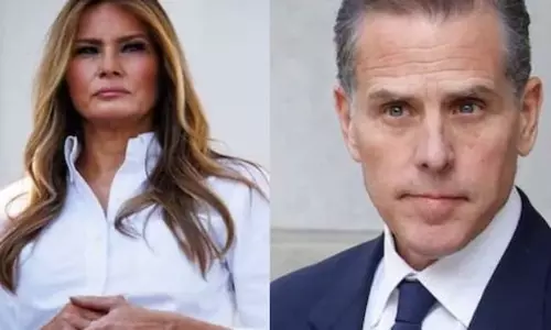 హంటర్‌ బైడెన్‌ , మెలానియా ట్రంప్‌ మధ్య గొడవేంటి?