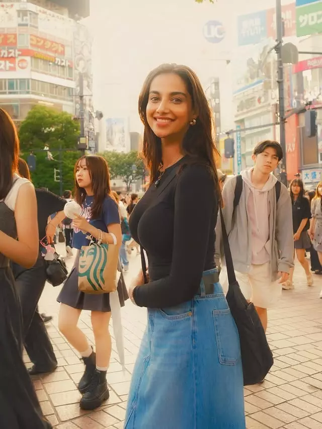 Meenakshi Chaudhary shares her Tokyo moments