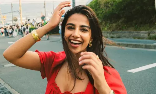 Meenakshi Chaudhary Enjoys Japan Streets