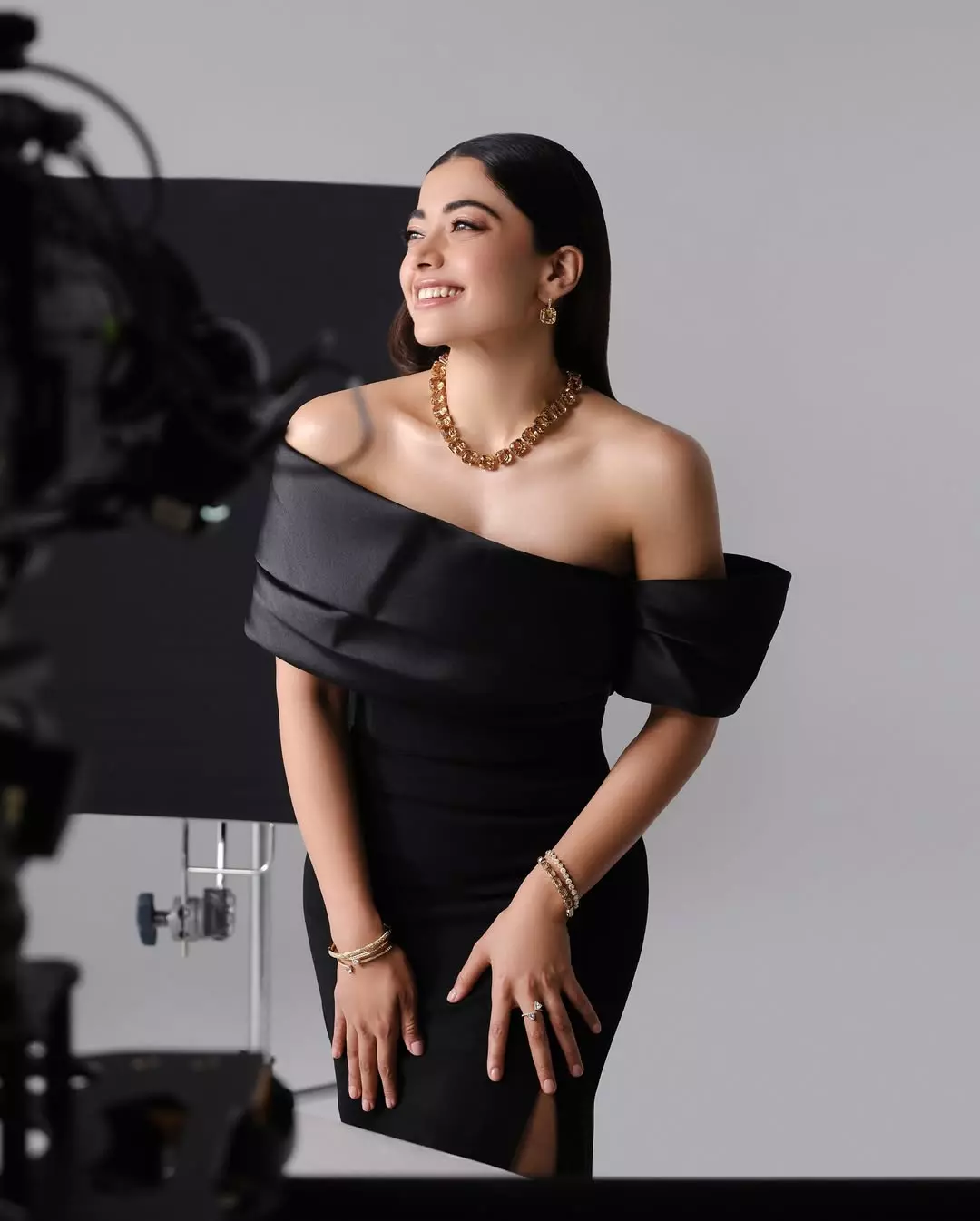 Rashmika Mandanna Sparkles in Swarovski Elegance