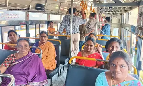 పురుషుల‌కు చోటివ్వ‌ని ఉచిత బ‌స్సు!