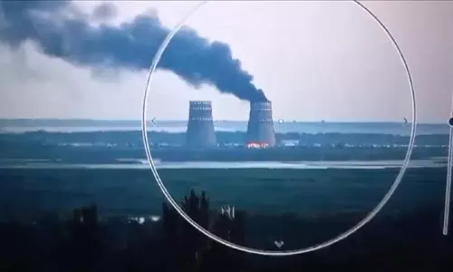 ఉక్రెయిన్‌ డ్రోన్‌ దాడితో రష్యా అణు కేంద్రం కలకలం