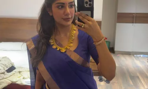 Supritha Slips Into Devotional Mode