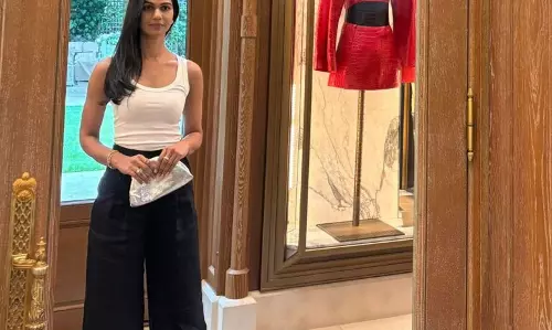 Allu Sheha Reddy Walking the Streets of Paris with Grace