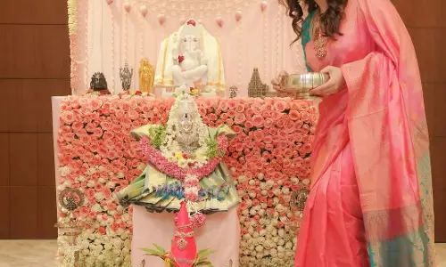 Nikki Galrani Celebrates Varalakshmi Pooja with Grace