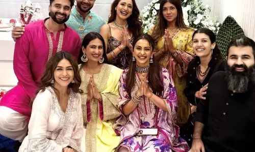 Tollywood Actresses Shine in Traditional Looks for Ganesh Festival