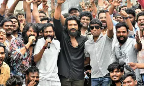 అయ్య‌ప్ప మాల‌లో చ‌ర‌ణ్ షూటింగ్ ఇదే తొలిసారా?