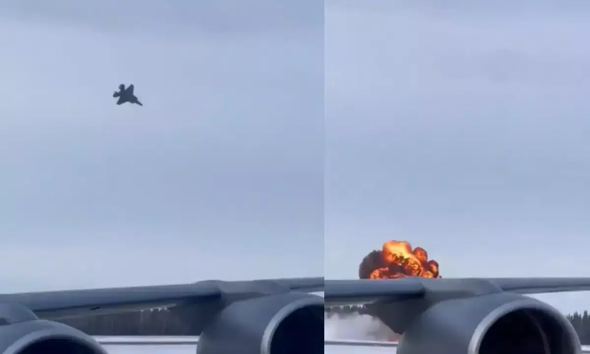 ఎఫ్35లో లోపం.. 50 నిమిషాలు సంభాషణ.. విసిగి కూల్చేసిన పైలెట్ ఎఫ్35లో లోపం.. 50 నిమిషాలు సంభాషణ.. విసిగి కూల్చేసిన పైలెట్