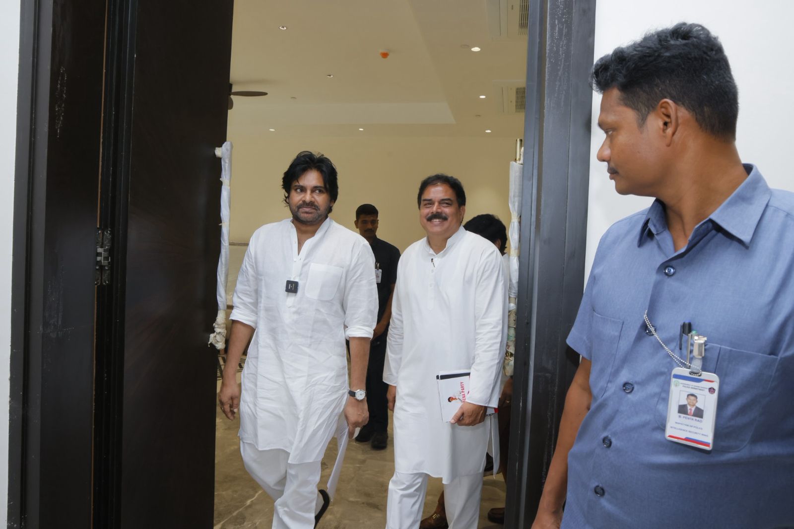 Pawan Kalyan Inspects Rushikonda Construction Pawan Kalyan Inspects Rushikonda Construction
