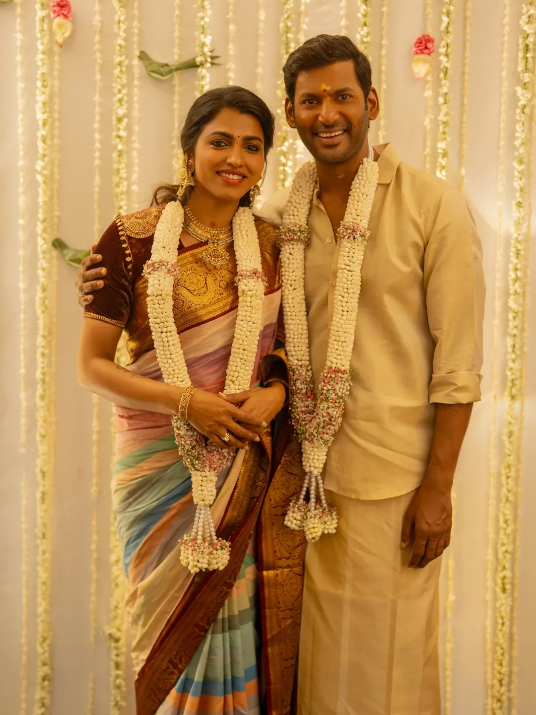 Vishal & Dhansika Celebrate Engagement in Chennai Vishal & Dhansika Celebrate Engagement in Chennai