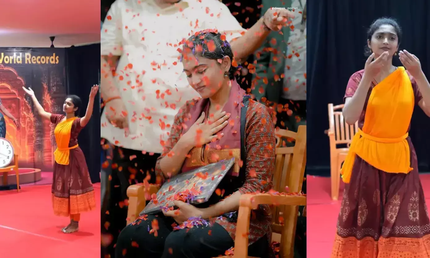 170గంటల పాటు భరతనాట్యం చేసిన యువతి..216 గంటలు టార్గెట్.. గిన్నిస్ బుక్ లో స్థానం!