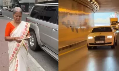 రోల్స్ రాయిస్ కారు నడిపిన 72 ఏళ్ల బామ్మ.. వీడియో వైరల్ !