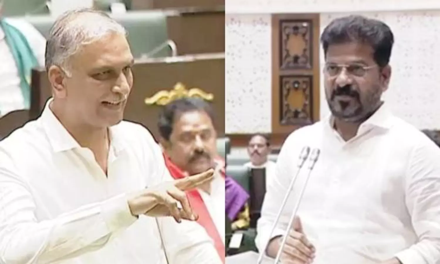 నివేదిక వ‌ర్సెస్ లేఖ‌:  రేవంత్‌-హ‌రీష్‌ల మాటల యుద్ధం