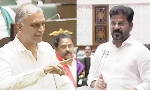 నివేదిక వ‌ర్సెస్ లేఖ‌:  రేవంత్‌-హ‌రీష్‌ల మాటల యుద్ధం