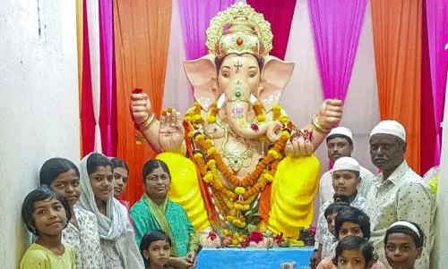 మసీదులో వినాయకుడు.. ఇదిరా భారత్ అంటే?