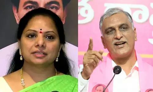 కవిత vs హరీష్ : రోడ్డెక్కిన నిరసన