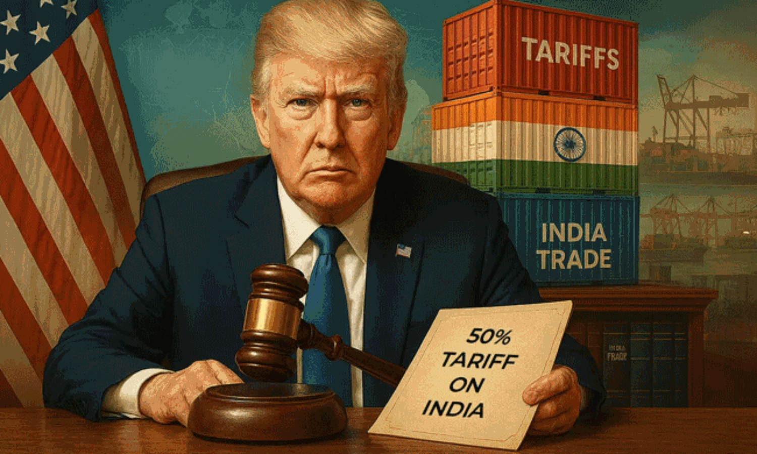Trump Slams India’s Trade Tariffs, Rules Out Reduction
