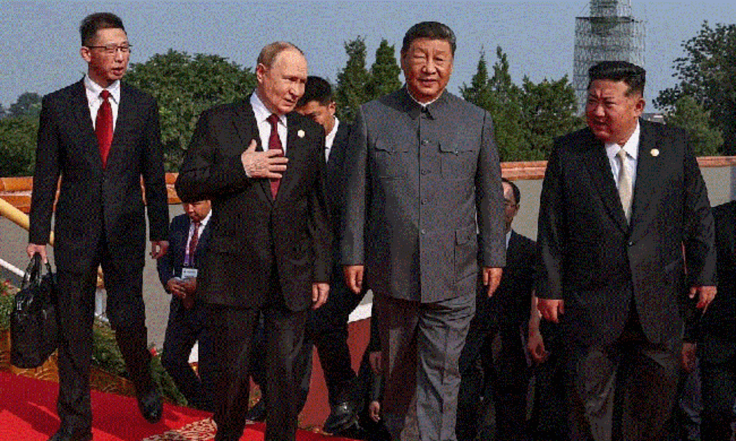 ఆ మూడు దేశాధినేతల కలయిక.. ట్రంప్ లో ఆందోళన