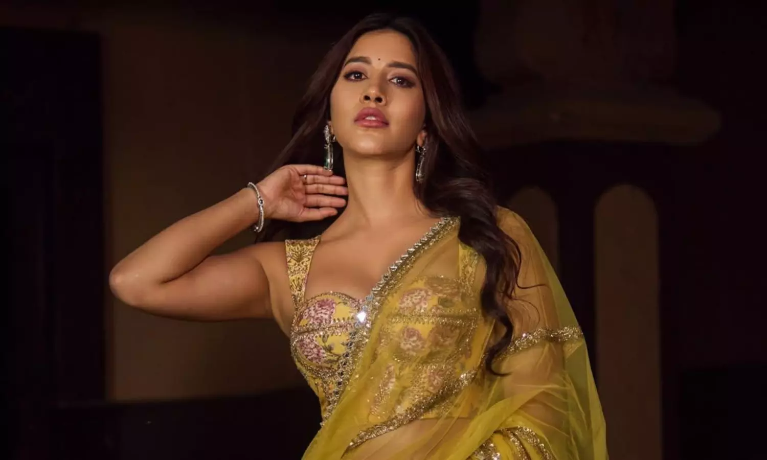 అబ్బా.. అతిలోక సుందరిని తలపిస్తున్న నభా నటేష్.. ఫోటోలు వైరల్!