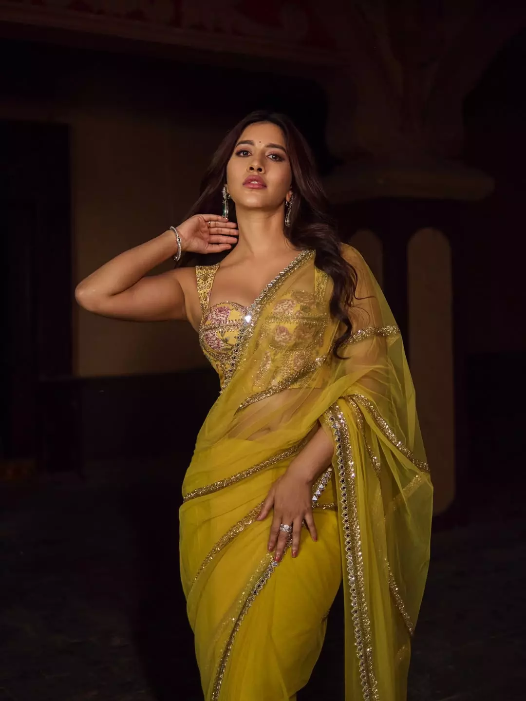 Nabha Nateshs Dress is All About That Glam Vibe