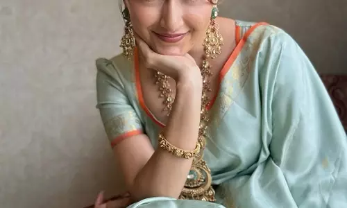 Ashika Ranganath’s Traditional Avatar During Hubballi Visit Goes Viral