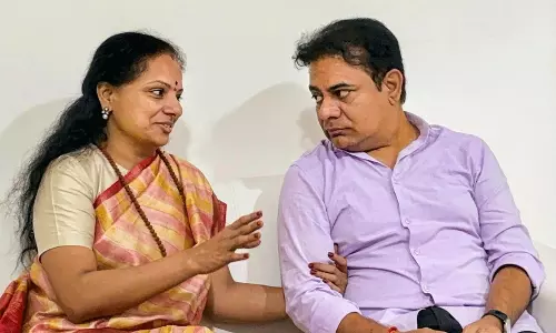 కవిత రాజకీయ భవితవ్యంపై  కేటీఆర్ దెబ్బ?