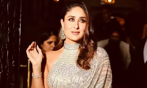 డైమండ్ మెరుపుల చీర‌లో క్వీన్ వైబ్స్