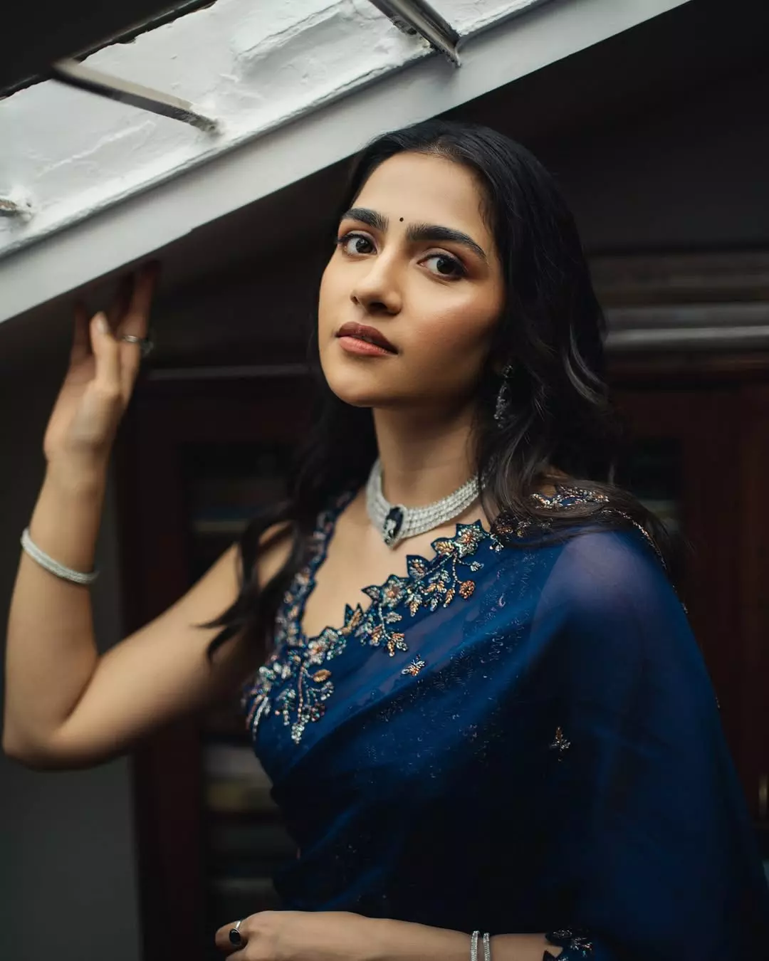 Rukmini Vasanth Radiates Elegance in Saree