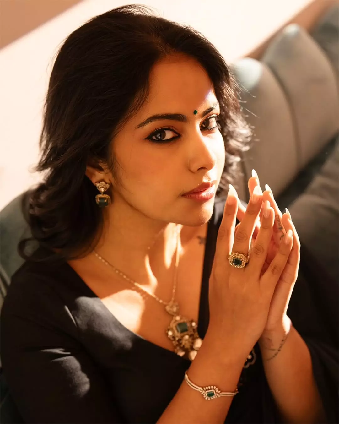 Avika Gor Shines in Elegant Green Saree Look Avika Gor Shines in Elegant Green Saree Look