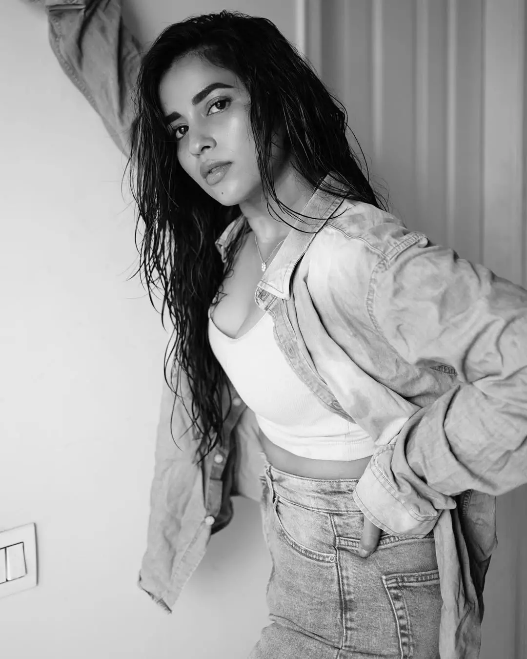 Komalee Prasad’s Monochrome Magic: A Play of Light and Shadows