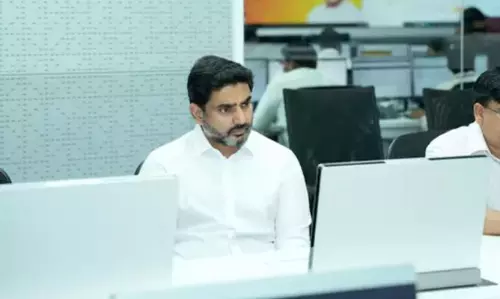 అనంతలో భారీ బహిరంగ సభ.. అయినా ఆర్టీజీఎస్ లోనే మంత్రి లోకేశ్!