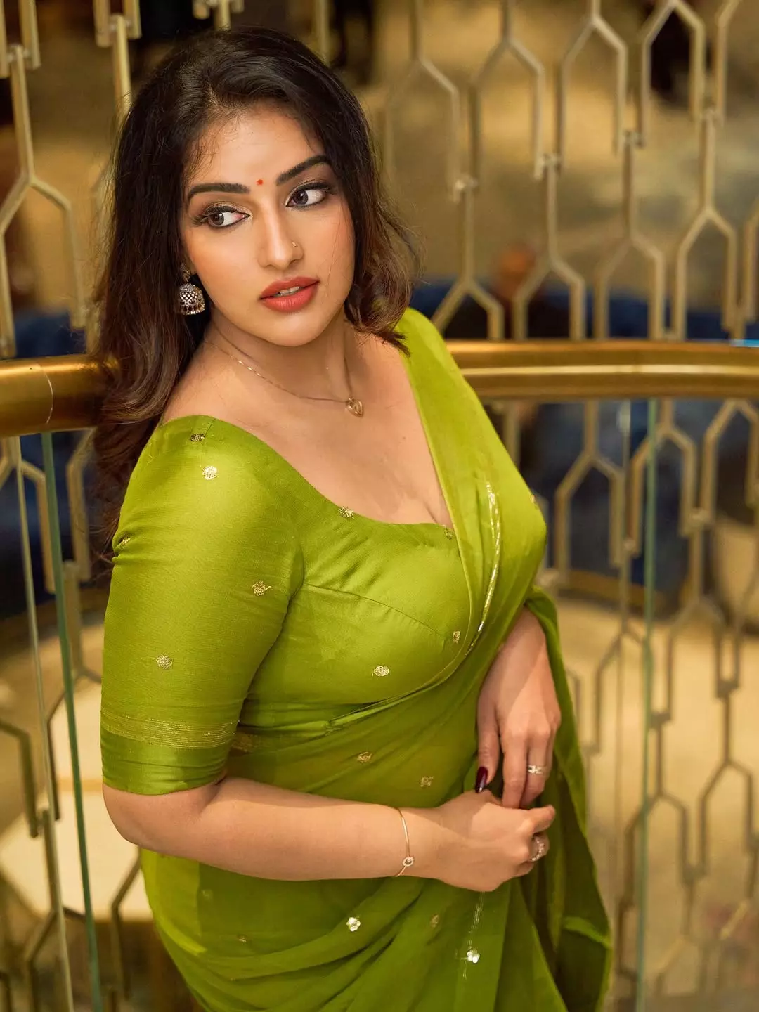 Malavika C Menon: Grace in Green and Grit in Cinema Malavika C Menon: Grace in Green and Grit in Cinema