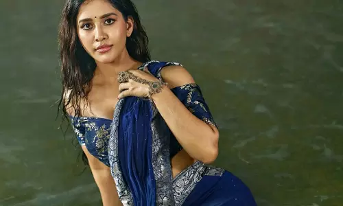 Nabha Nathesh Mystical Beauty in Blue