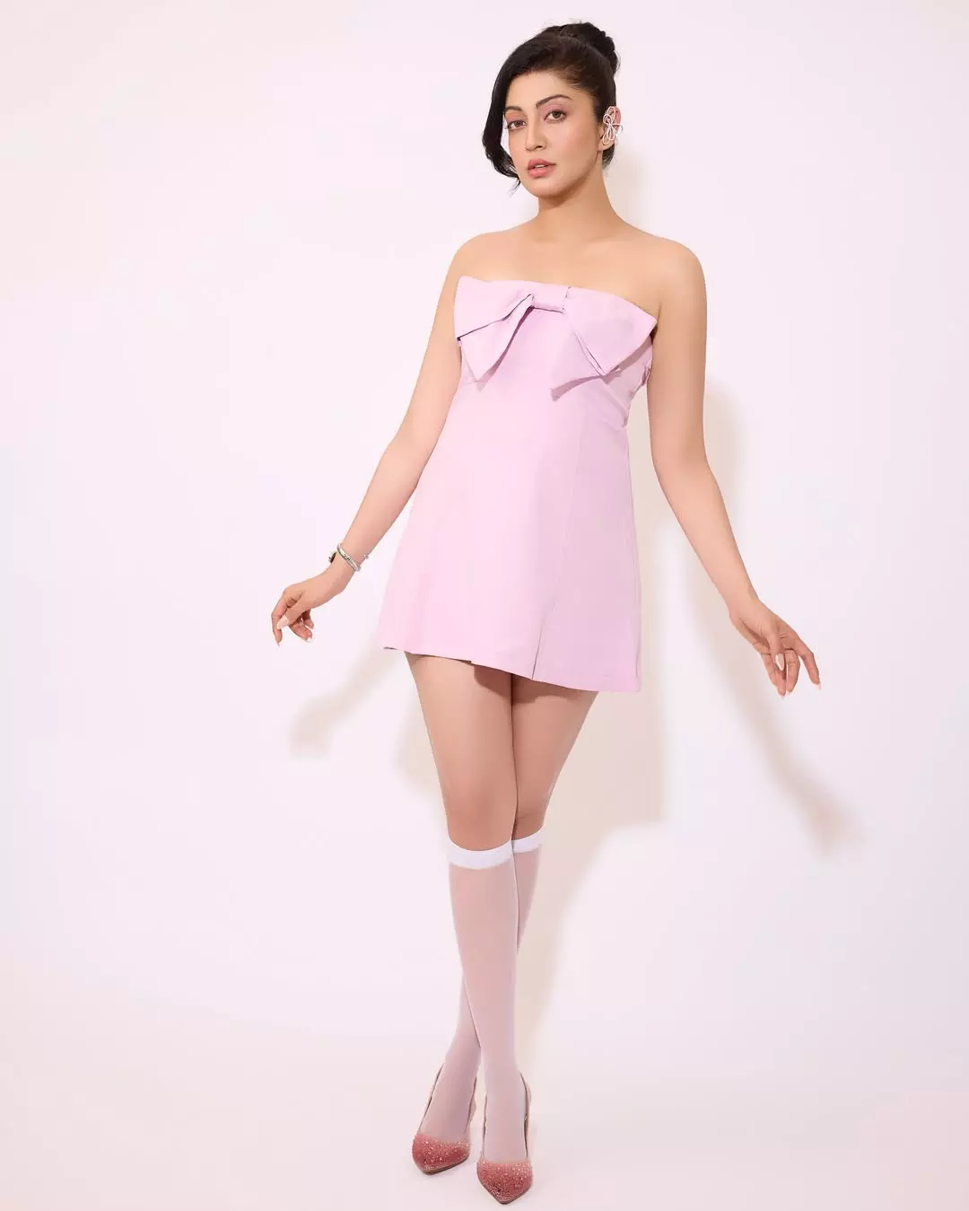 Bappu Bomma Pranitha Subhash Barbie Vibes in Pink