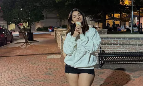 Ananya Nagalla Enjoys a Fun Evening Ananya Nagalla Enjoys a Fun Evening