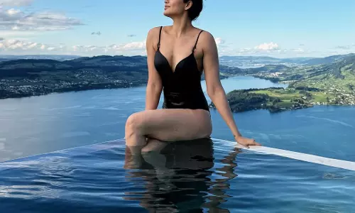 Karishma K Tanna Elegance by the Infinity Pool